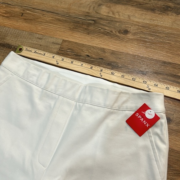 SPANX WOMENS KICK FLARE PANT SIZE LARGE TALL WHITE NEW - Picture 7 of 12